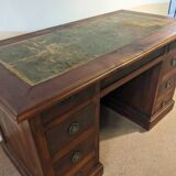 Old desk leather top