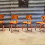 Set of 4 chairs edited by ton 1960