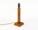 Vintage 1930s British Art Deco Oak Table Lamp