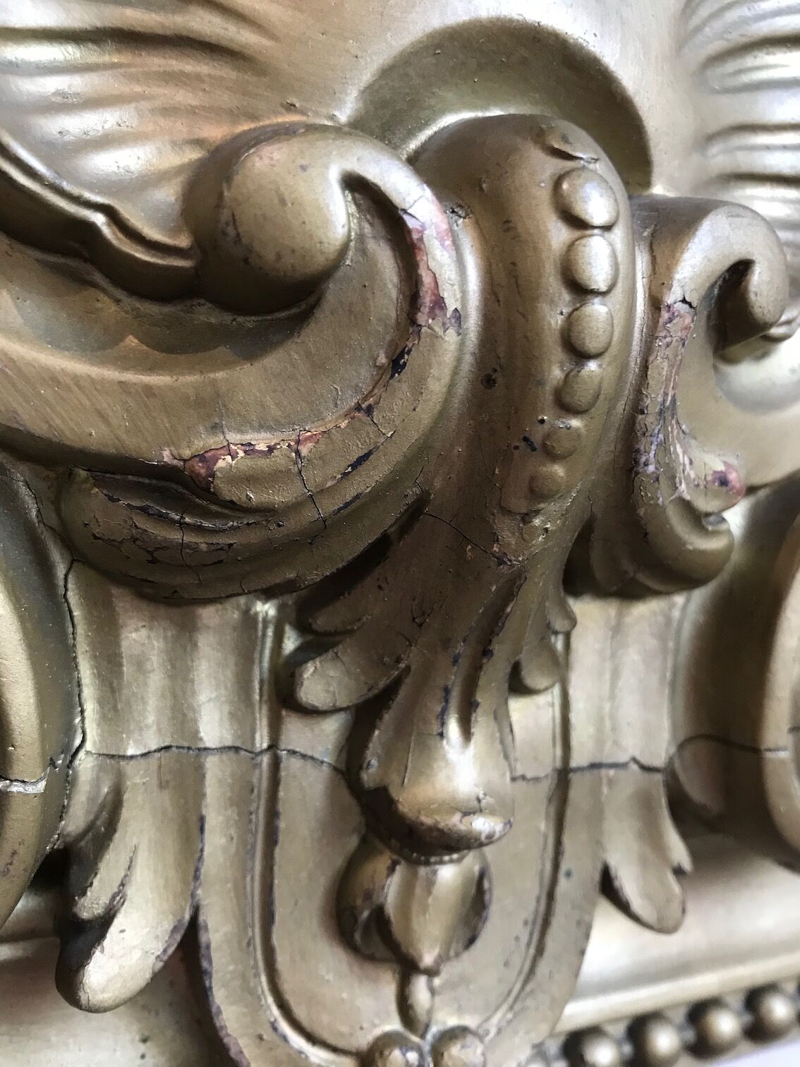 Mirror Louis Philippe flowery 141x180cm