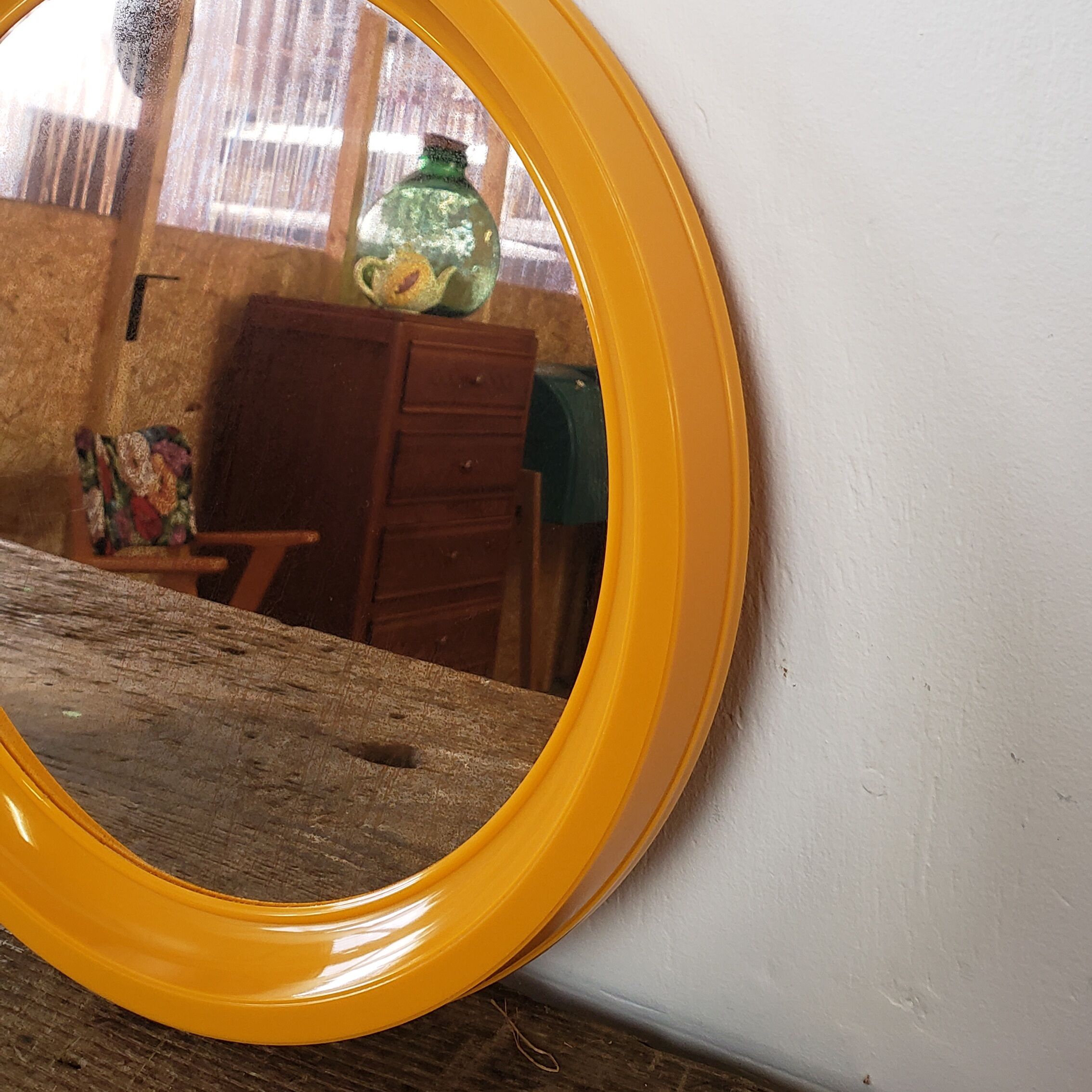 Orange mirror 70's