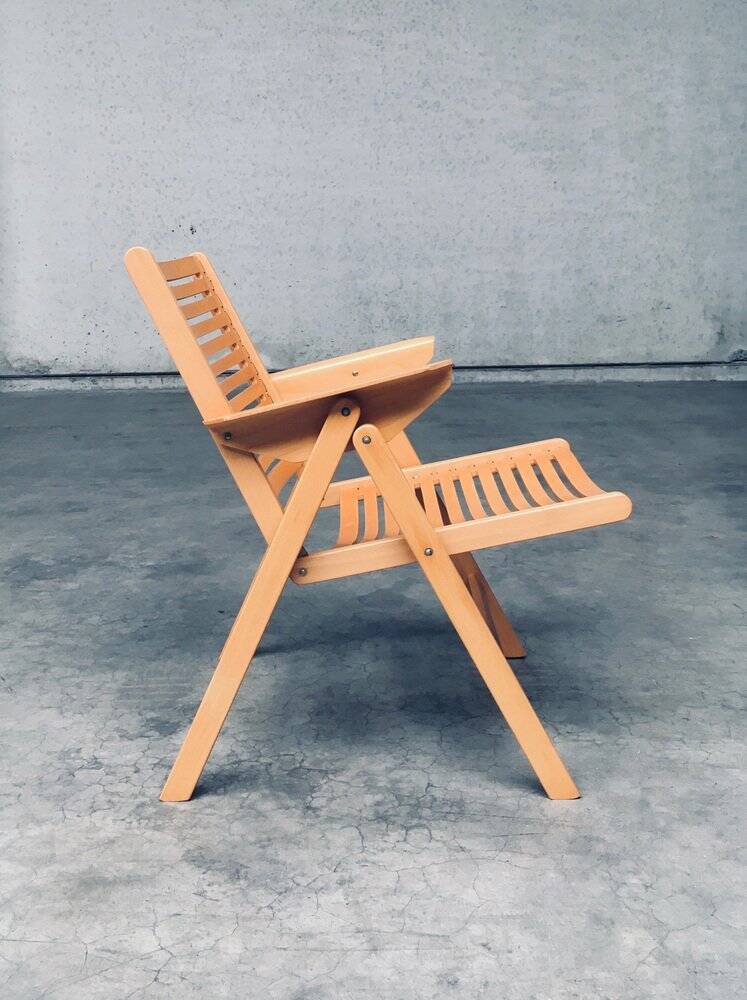 Set of Mid-Century Modern Design Rex Folding Chairs by Niko Kralj for Stol Kamnik, 1980s