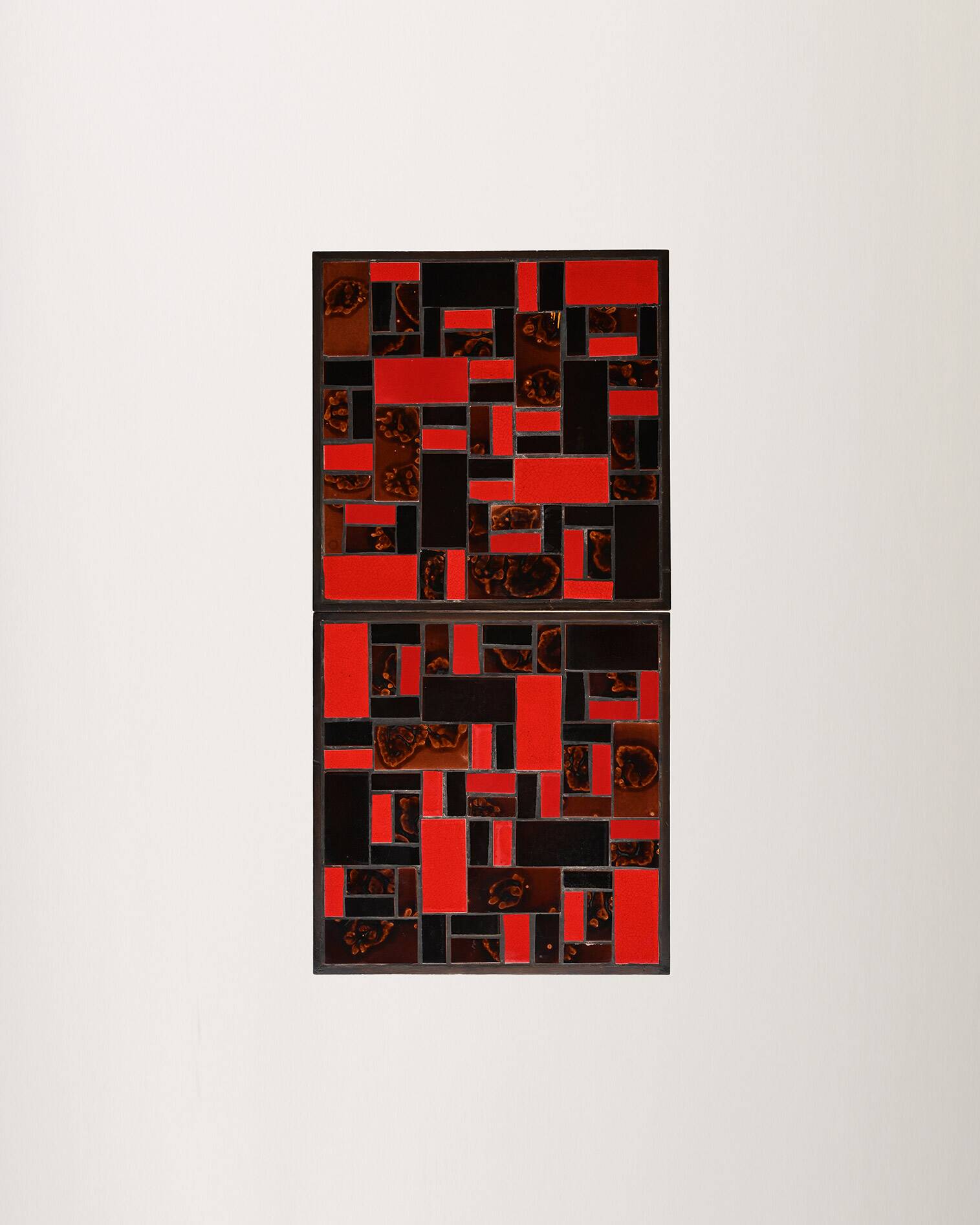Side tables with mosaic top, Japan 1960s