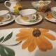 Gien set model Sunflowers and Lodi. 1970s