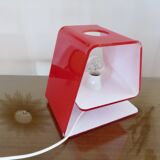 Calligaris luce lamp made in italy 2007 red plexiglass