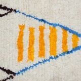 Handmade wool Berber rug 292 x 182 cm