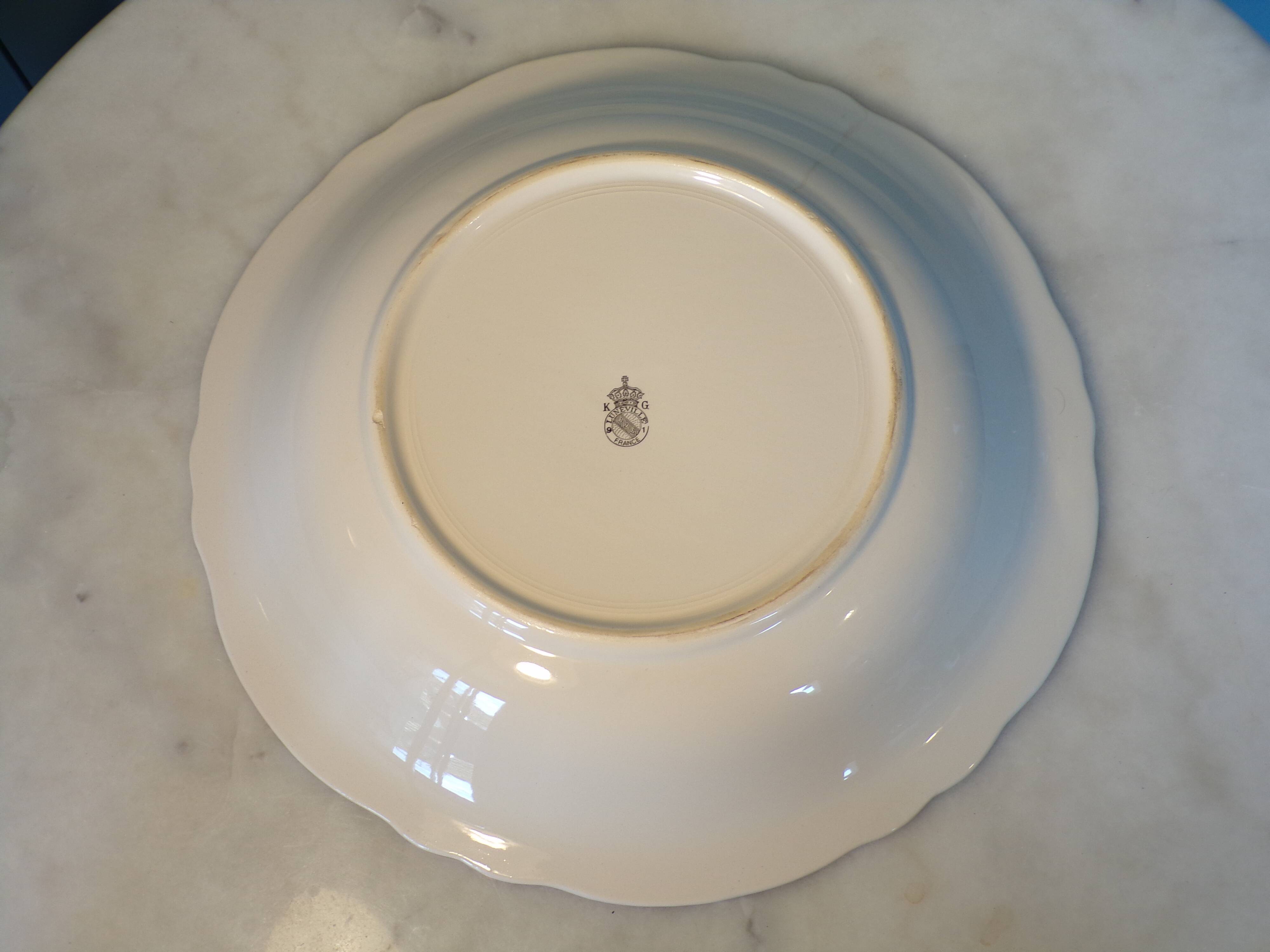 Shallow dish Lunéville KG Street lamp Ø33cm