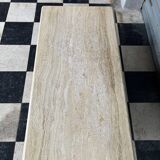 Table basse vintage en travertin
