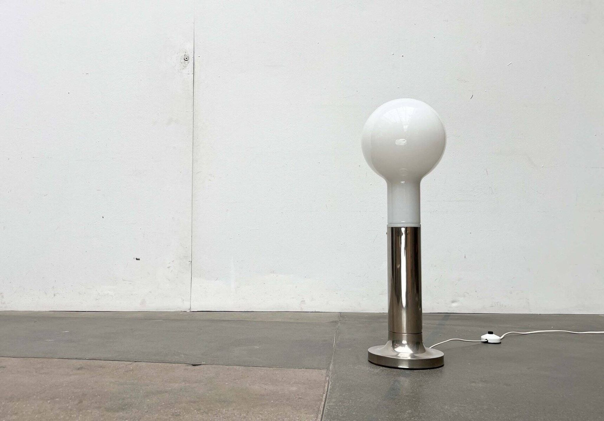 Swiss design floor lamp modern bulb mid-century space age by Temde, 1960s