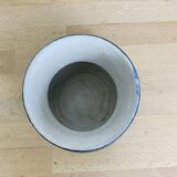 Blue ceramic vase from the 50s, Accolay style