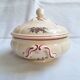 Soup tureen / Vegetable dish Digoin Sarreguemines Model Lorraine