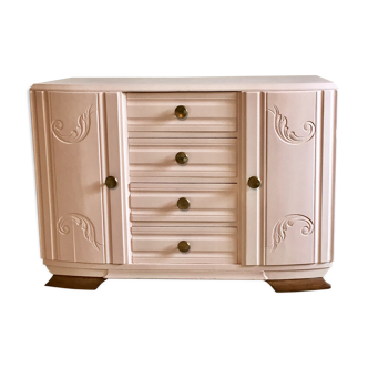 Commode artdeco à portes et tiroirs