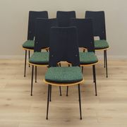 Set of six chairs, Italian design, 1950s, designer: Carlo Ratti, manufactur