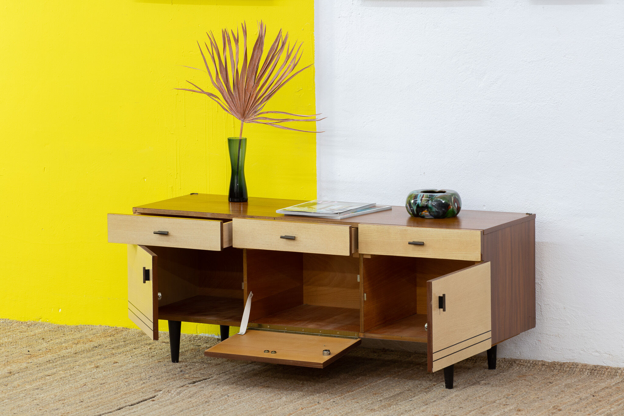 Vintage Scandinavian Enfilade – 120 cm