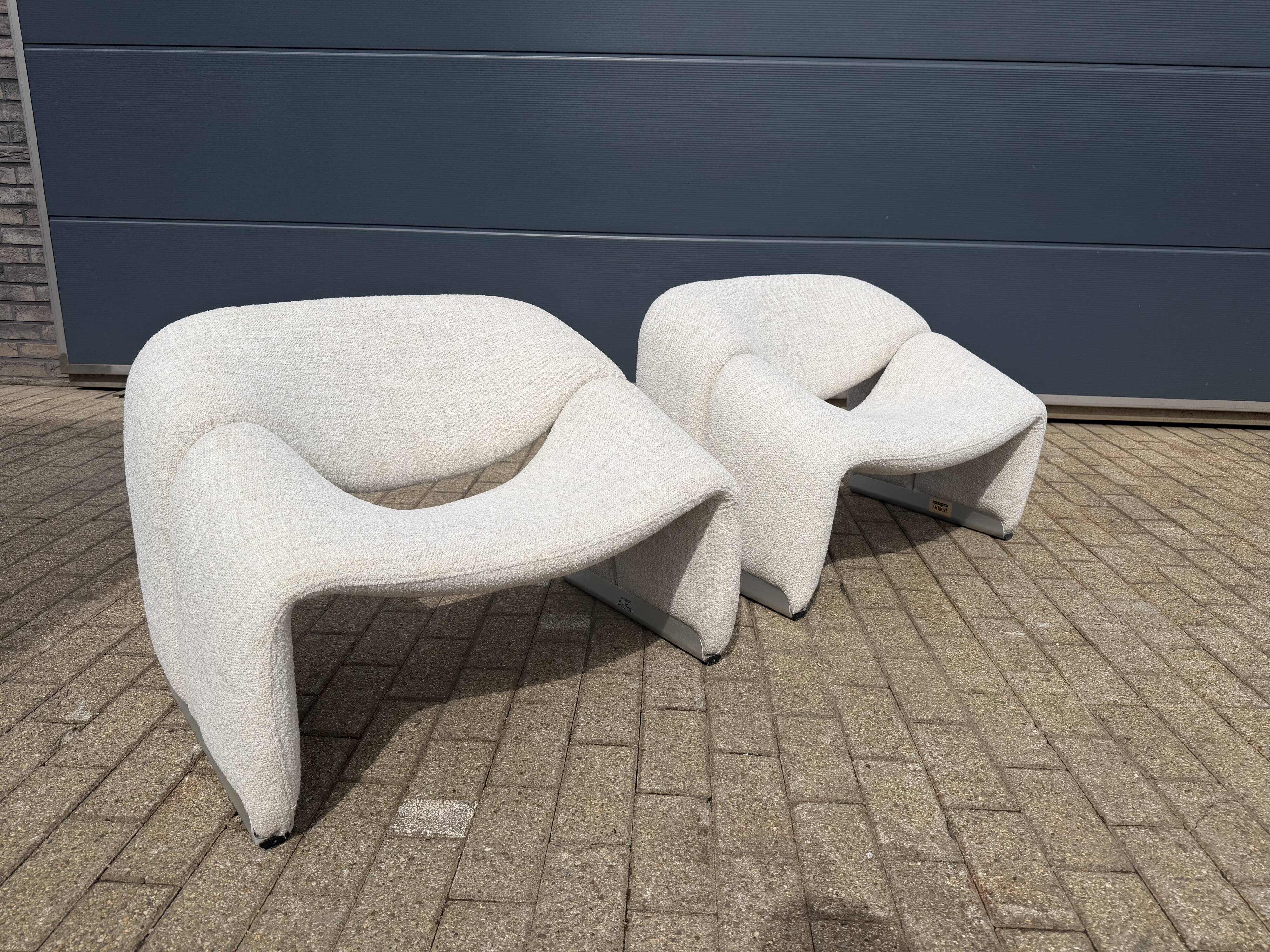 Artifort F598 Groovy armchairs in perfect condition!! Pierre Paulin