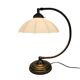 Banker's lamp - table lamp - opaline glass - brass - 3rd quarter of the 20t