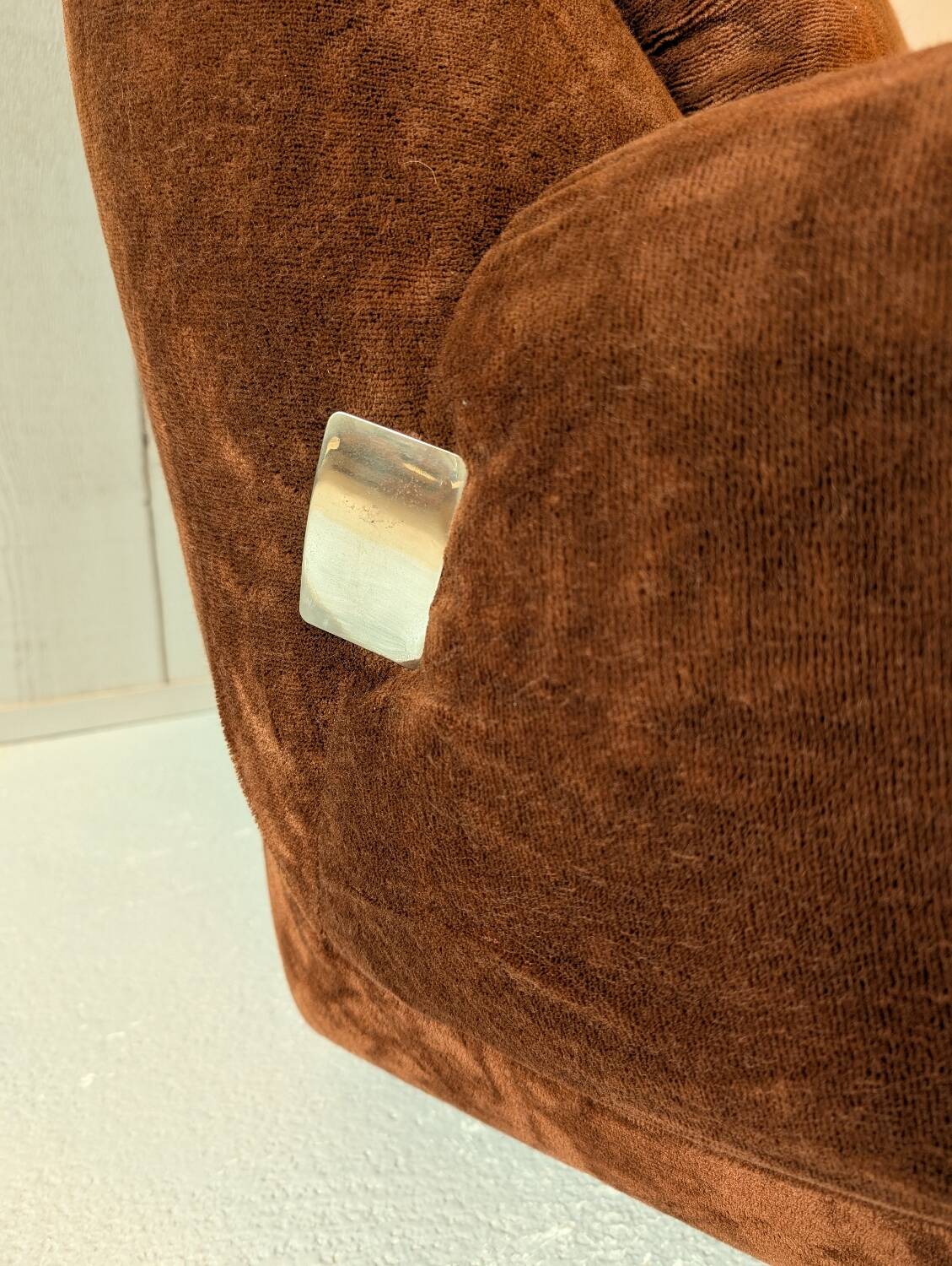 Velvet armchair
