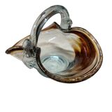 Jean Claude Novaro Glass Fruit Basket