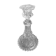 Molded glass candle holder