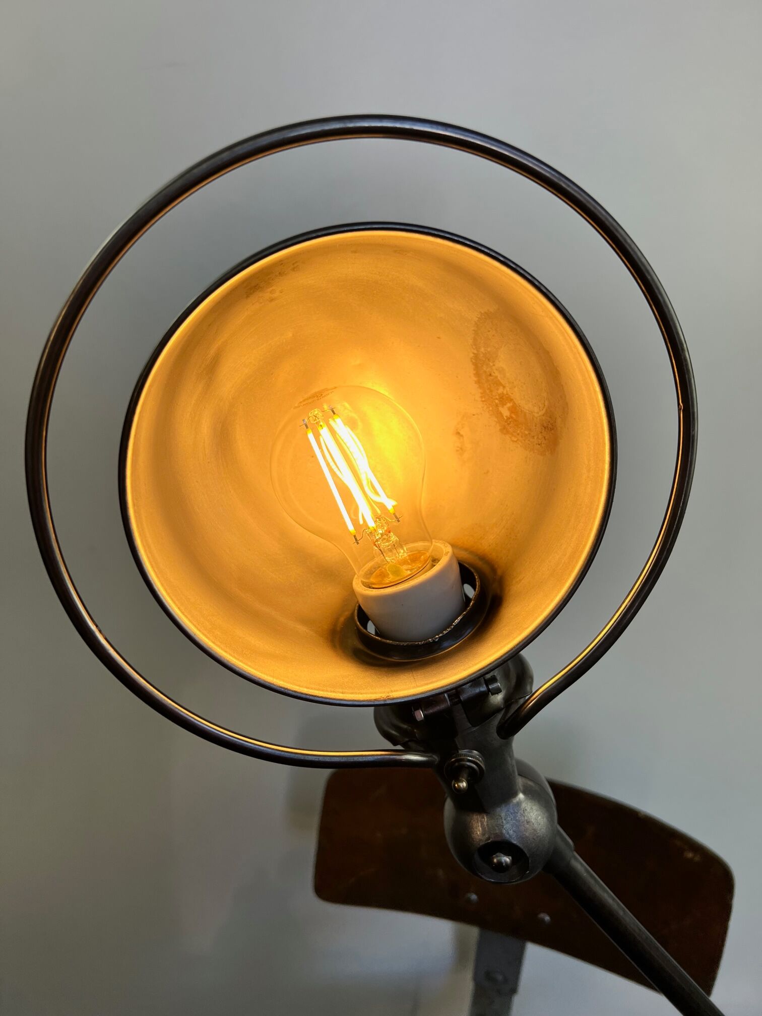 Jielde 2 bras authentic 1950 1960 2 bras 25 cm