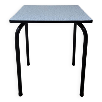 Vintage blue formica dining table 1950s