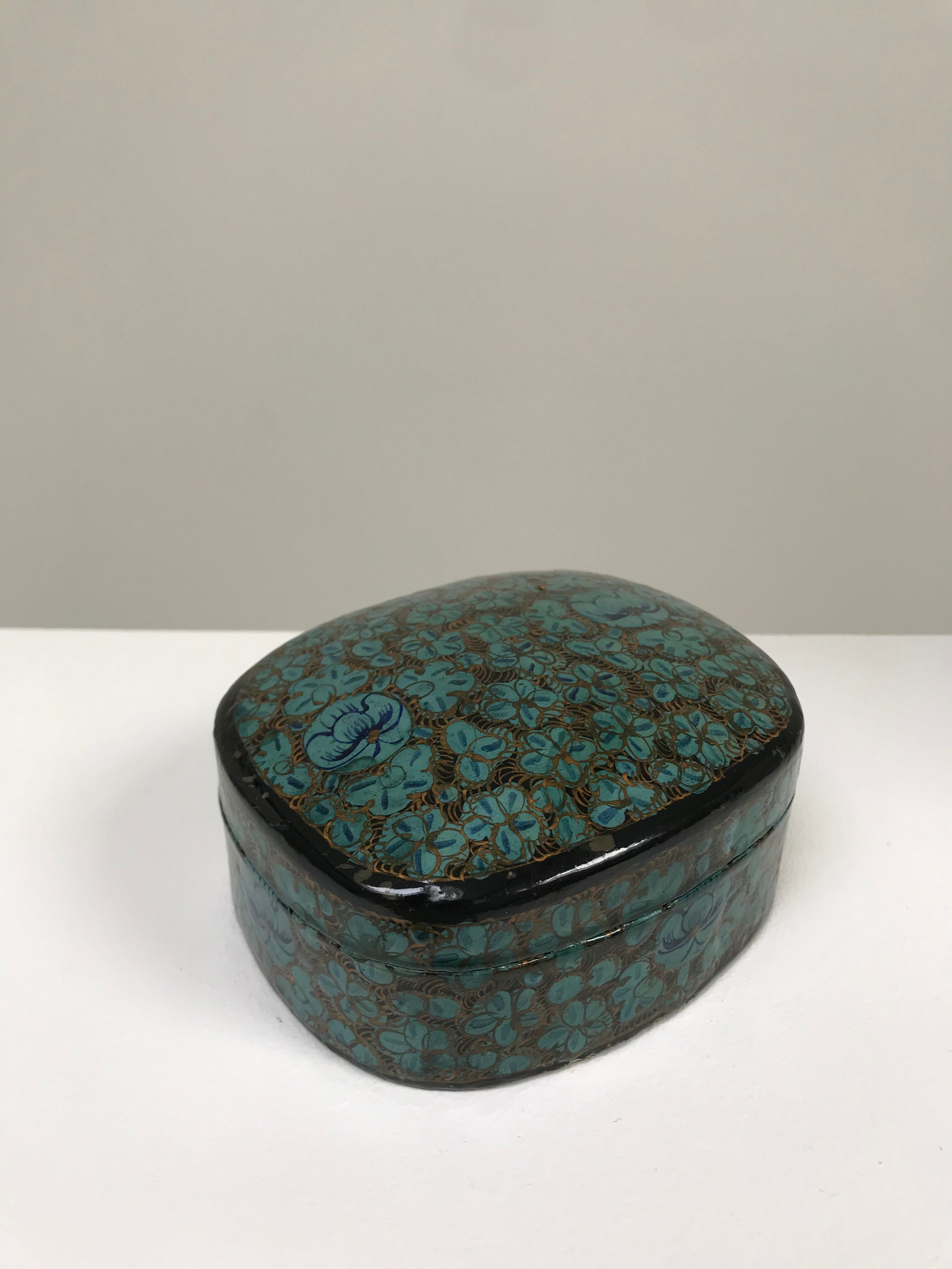 Hand-painted wooden box