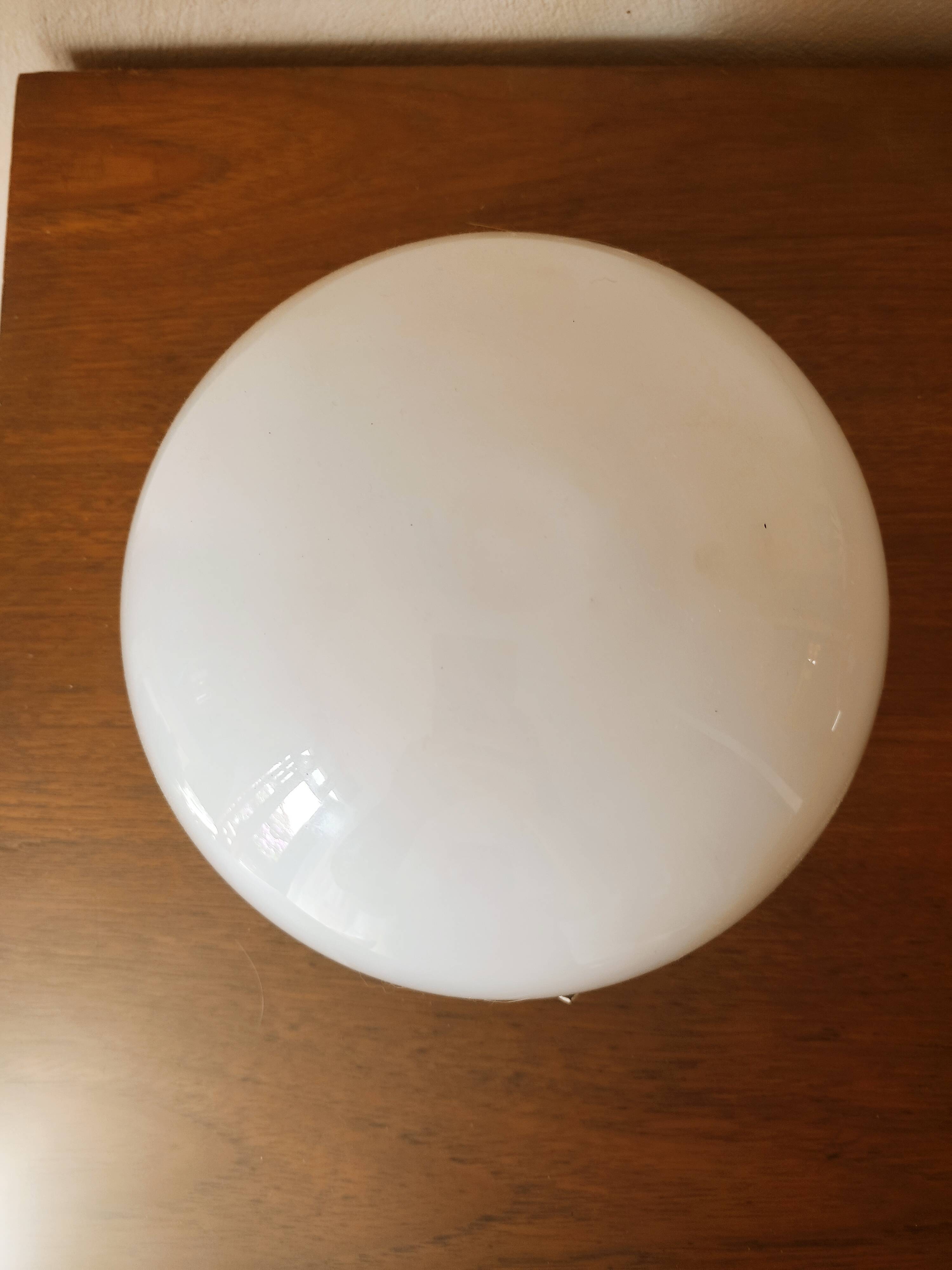 Ceiling lamp 20 cm round opaline