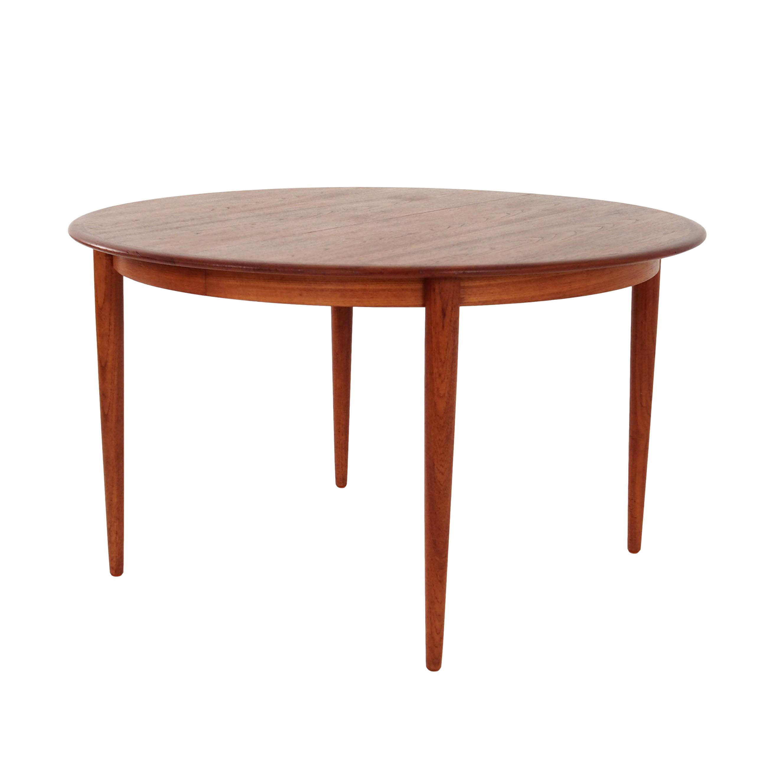 Round folding table, 1970s design