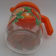 Vintage oranges glass decanter