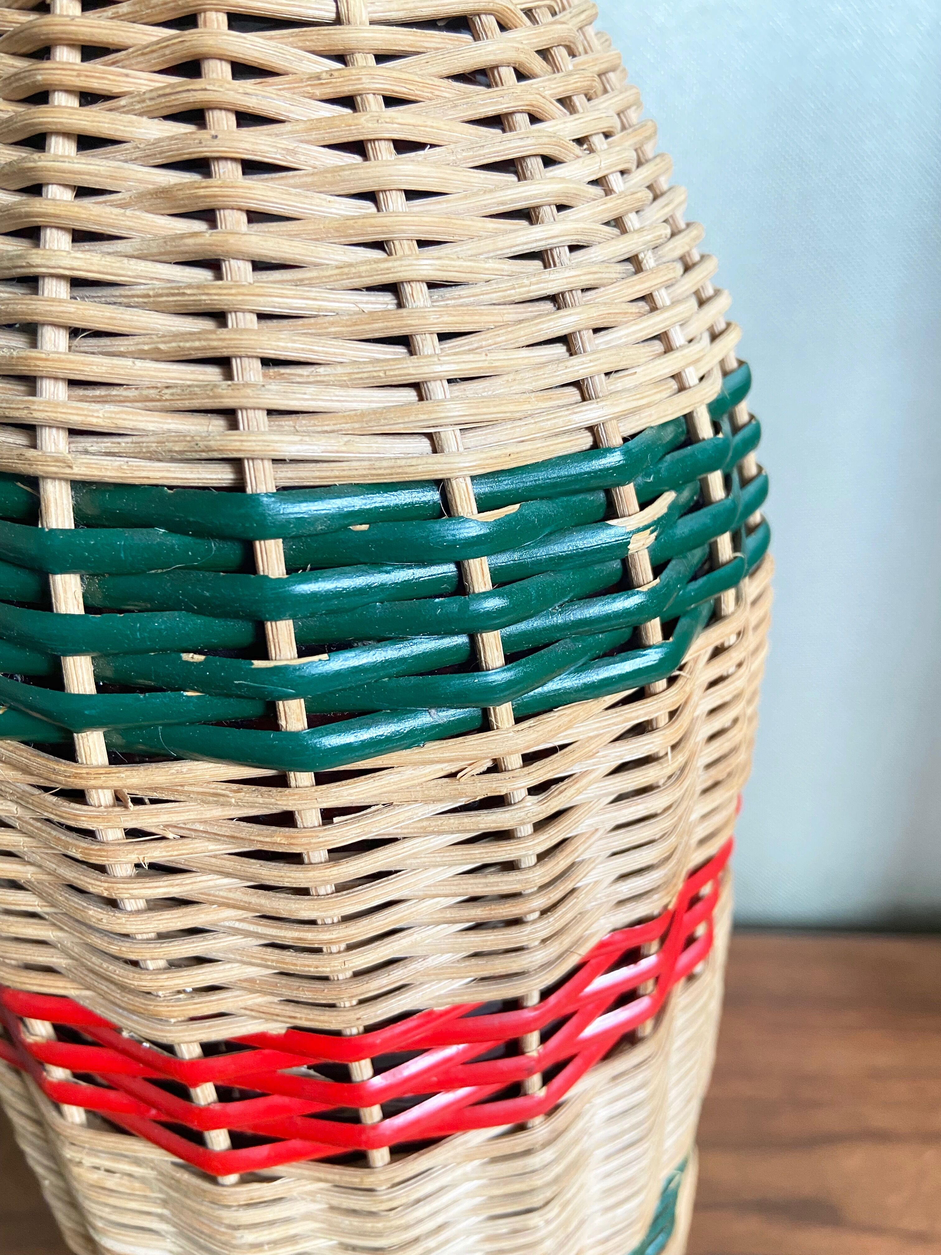 Rattan lamp base