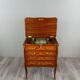 Marquetry bar cabinet, Louis XV style, 20th century