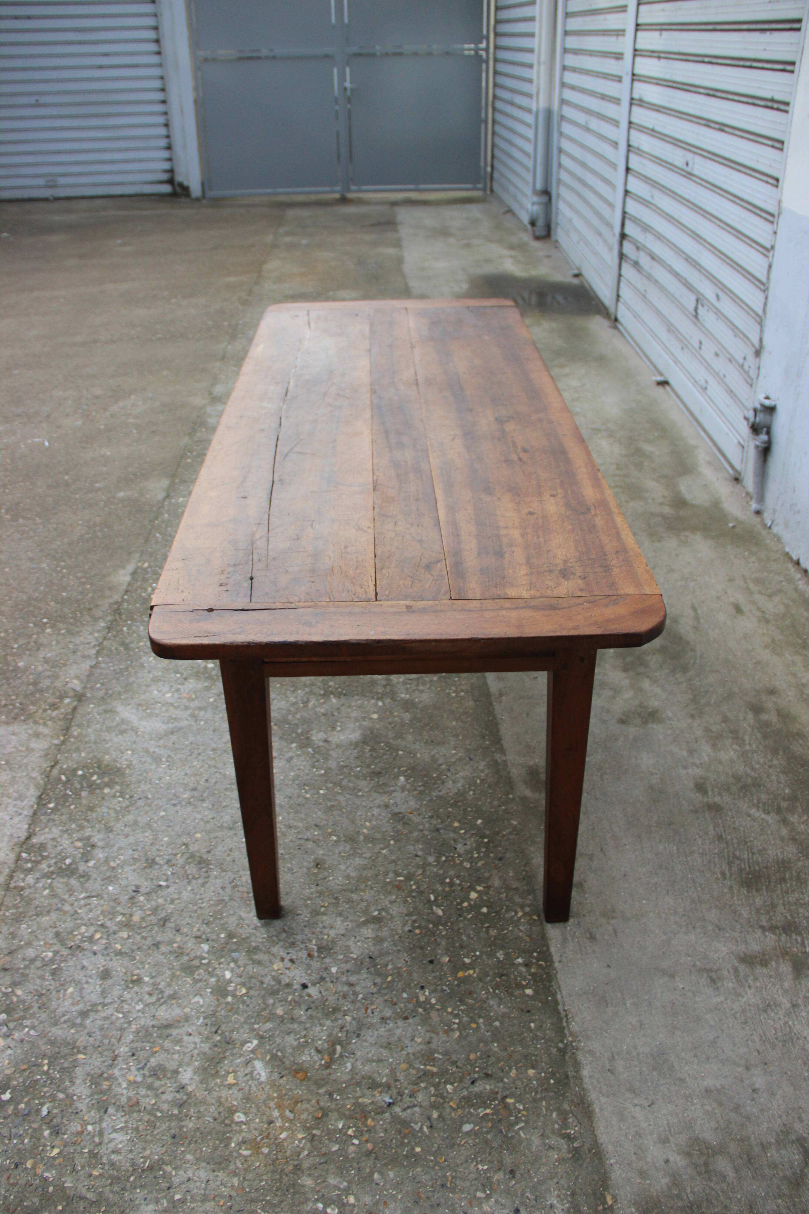 Walnut farm table