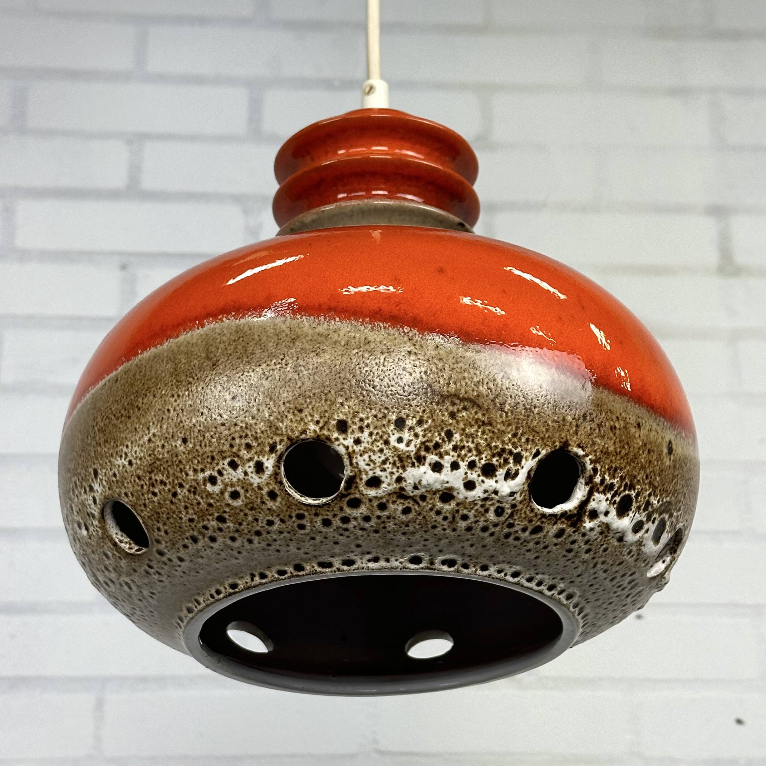 Fat Lava vintage hanging lamp (2 pieces available)
