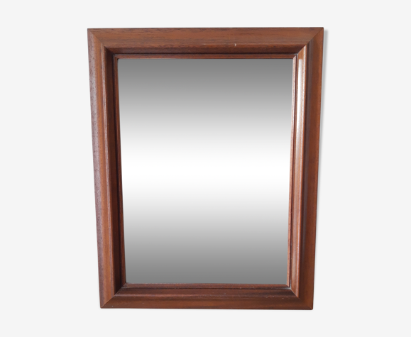 Miroir ancien en bois 39x49cm