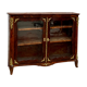 Low showcase in rosewood veneer of the regency xviii th century