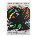 Joan Miró - original exhibition poster, 1975
