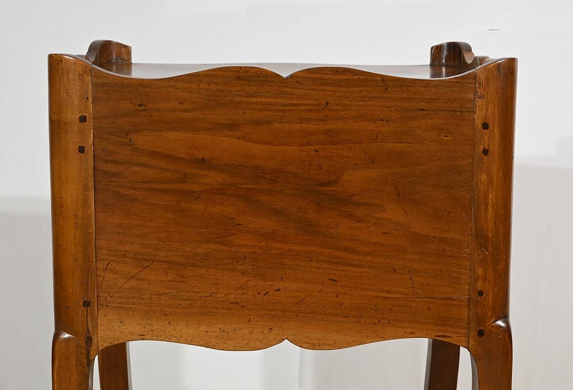 Small Snack Table in Solid Walnut, Louis XV – 18th Century