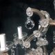 Old chandelier with 10-branch tassels