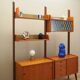 Teak bookshelf, Norwegian design, 1960s, produced by Blindheim Mobelf.