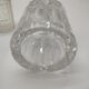 Série de 4 flacons en cristal de baccarat