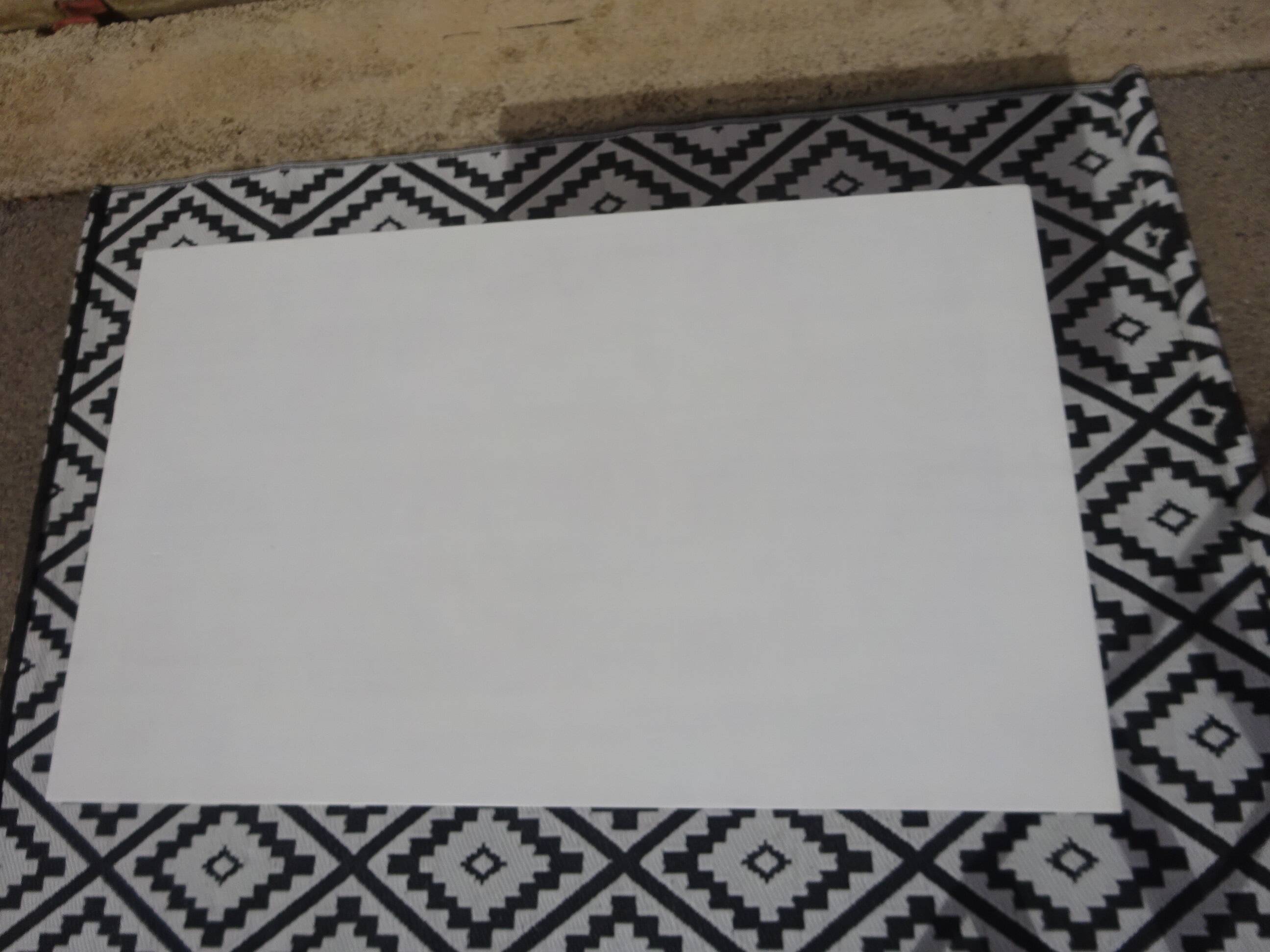 Table made entirely of solid pine, white top.