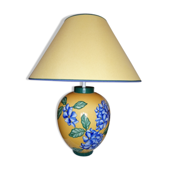 Lamp signed Louis Drimmer in cracked porcelain