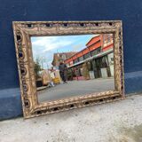 Wooden mirror