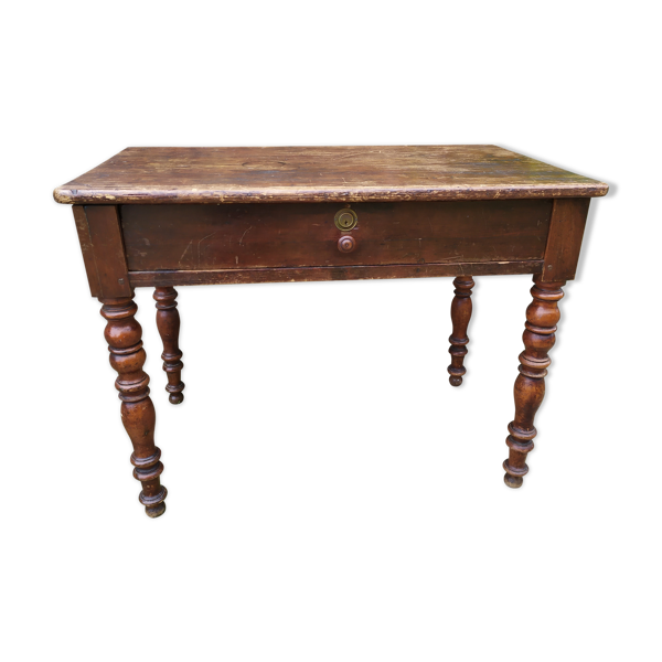 Bureau pieds tournés