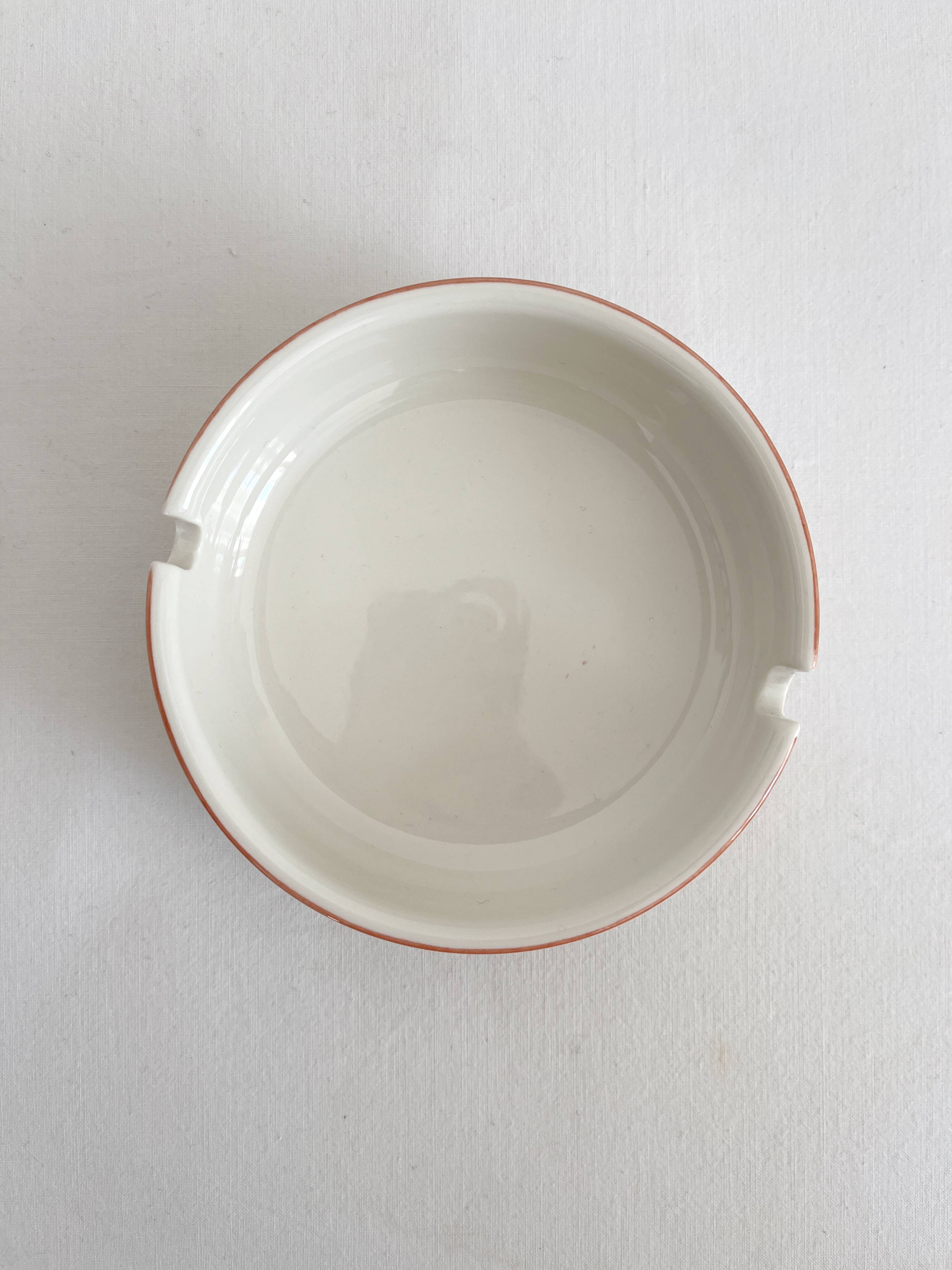 Villeroy & Boch "Florida" porcelain glass ashtray