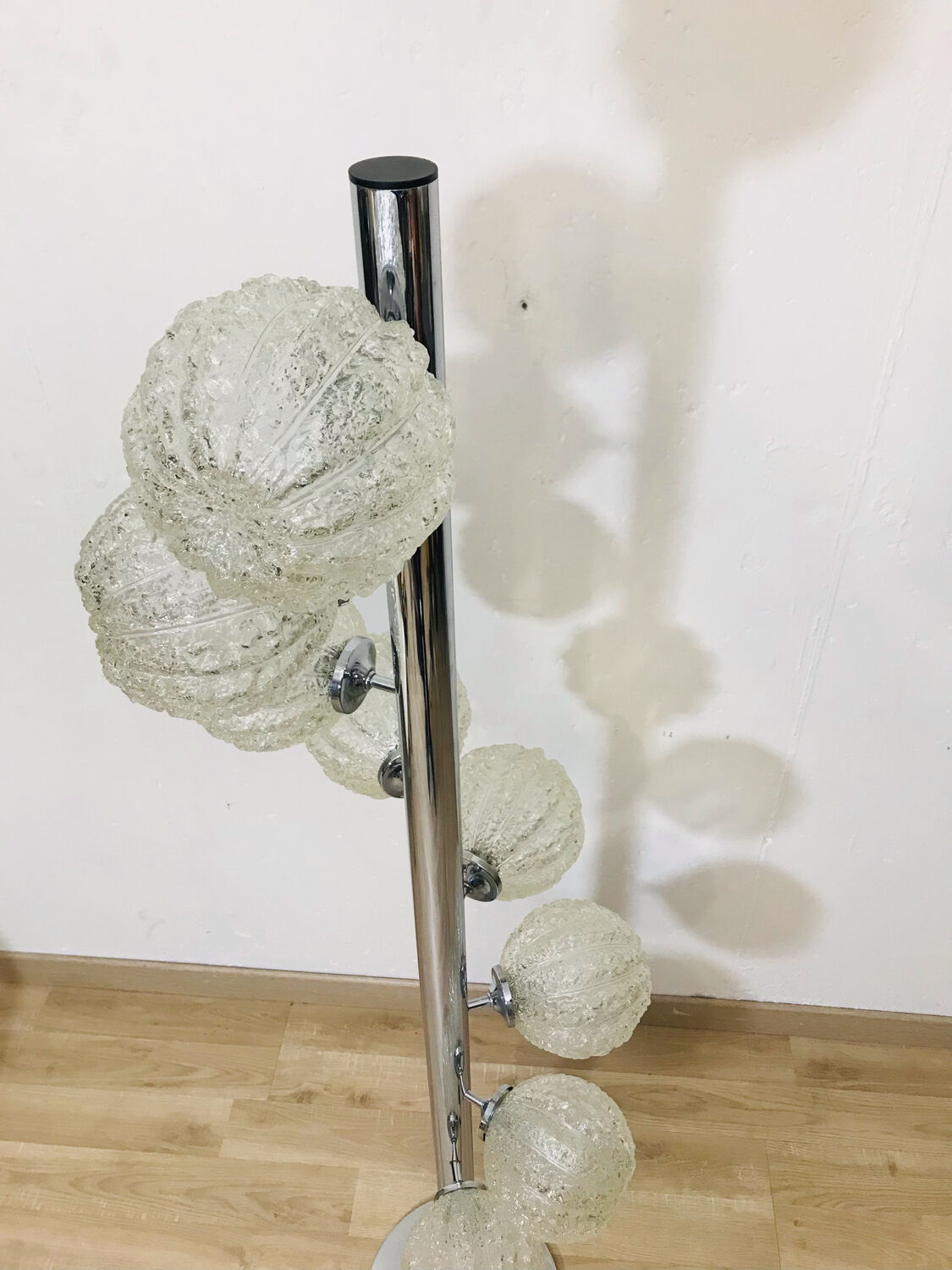 8-light floor lamp from the 70s