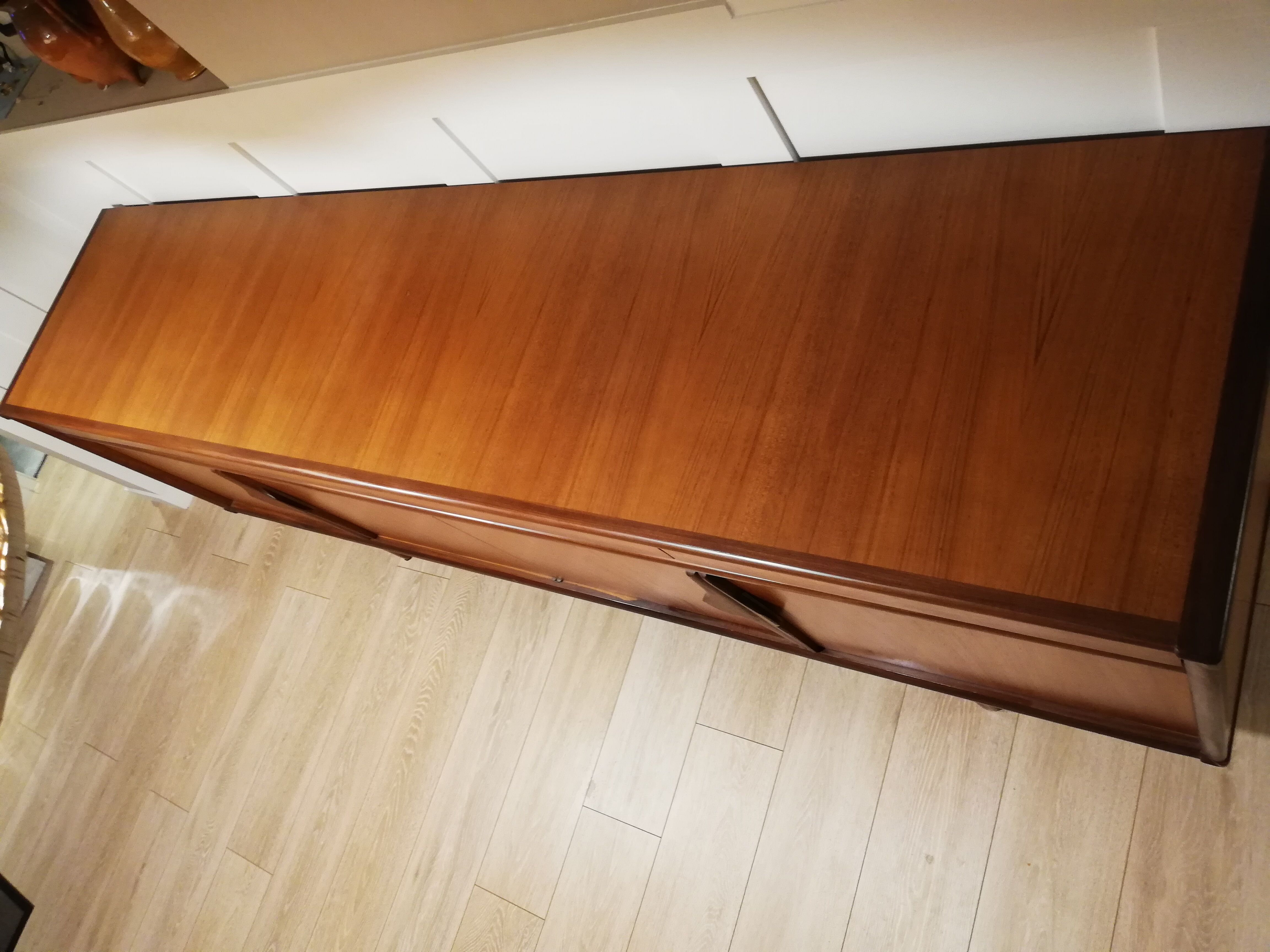 Scandinavian line in vintage teak