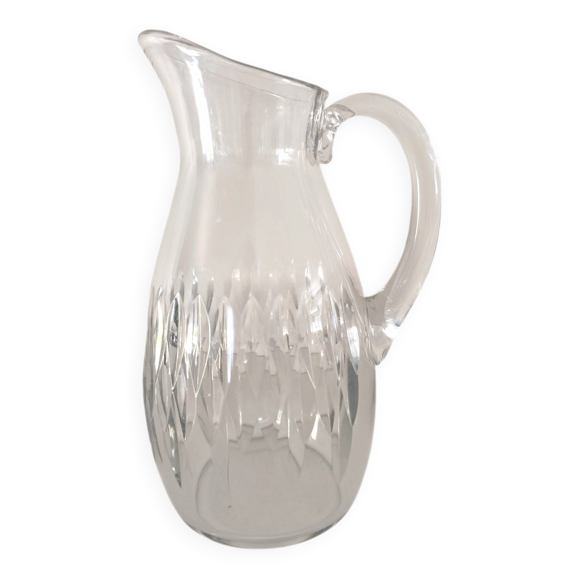 Broc pitcher in Baccarat crystal Carcassonne