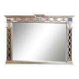 Mid 20th century empire style mirror 63x46cm