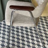 1970s Desk Chair with Teak Arms